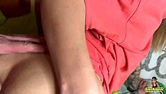 Naughty Babe Gets Huge Cumshot On Face And Hair