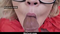 Stepbro slides dick into stepsis's tight pussy intensely