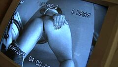 Hot 18+ slut blows big cock in gloryhole.