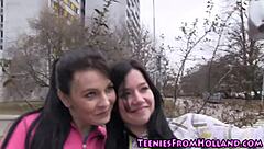 Does Lesbian Teen Finger Cunt In Shower?