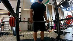 Back Workout in Thong