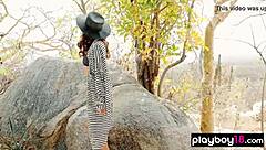 Behind The Scenes Skinny Stripper Slut Outdoor