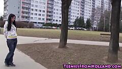 Does Lesbian Teen Finger Cunt In Shower?