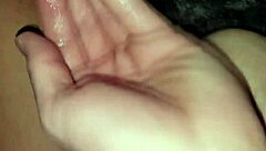 Ebony babe enjoys the party