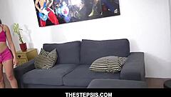 Redhead Teen Sucks Stepbro's Big Cock!