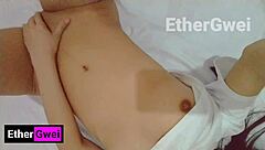 Petite Asian teen fingered and fucked by old men