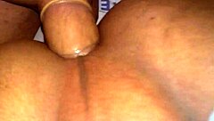 travesti gently taking the young guy, feeling every inch inside her