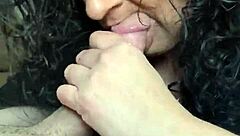 i'm gettin' my cock sucked hard by a horny milf