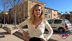 Elisa says, 'as a sexy real estate agent, I love showing off my big tits'