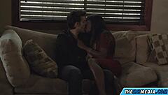 Cute Black Girl Engages in Romantic Sex with Sensual Blowjob