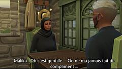 The French bartender in The Sims 4: Family Guy - Episode 9