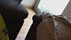 Velvet Rain is on the edge and squirts with a huge toy 😍