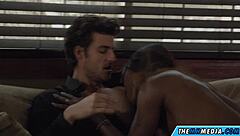 Cute Black Girl Engages in Romantic Sex with Sensual Blowjob