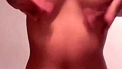 Tender hot teen dancing and inviting to fuck