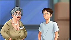 Old Woman Seduces Young 18+ Man for Hospital Storeroom Sex!