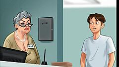 Old Woman Seduces Young 18+ Man for Hospital Storeroom Sex!