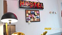 Horny milf concierge passionately joins inseparable couple in hotel room