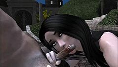 A woman willingly has sex with a 3D goblin