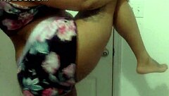 Big tit ebony milf shakes her ass wildly in the bathroom!