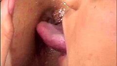 Latina brunette's ass licked then they fuck her riding with cum on face