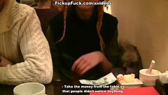 Redhead Slut Fucking In Public Toilet! Watch Her Get Picked Up