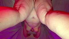 Chubby housewife fucked doggystyle with shaking tits and big cumshot!