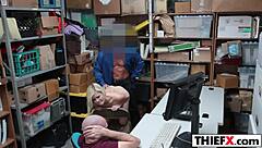 Hot Teen 18+ Thief Gets Punished With Monster Cock