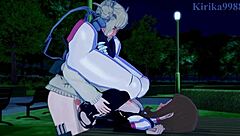 Ochako Uraraka And Himiko Toga Masturbates And Intense Futanari Sex - My Hero Academia Hentai