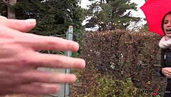 I picked up this adorable french girl in my van and gave her pussy a tight ride