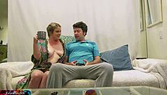 hot blonde teen 18+ in bikini masturbates outdoors watched before doggystyle fuck