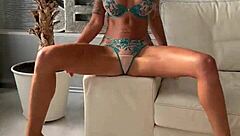 Monika Fox Feels Sexy Posing In Lingerie Backstage