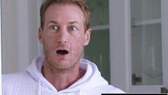 Petite Ebony Teen Slammed in Kitchen!