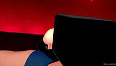 Hot bride in fishnets ready for bed