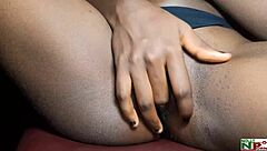 Ghana miriam's solo sex video with small tits masturbation!