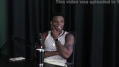 Will Mastro flashes in sheer red lingerie for exhibitionist group fun