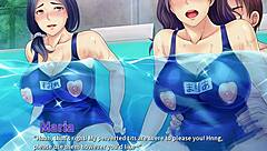 notorious neighbors cum for wives in pool threesome?