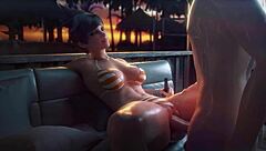 tracer moans 'fuck me harder' in overwatch r34 compilation