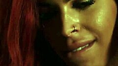 kinky redhead rubi maxim rides big black cock bareback