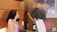 madame orders room service and gets ass licked by lady snow brasil