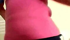 cute blonde teen jacks off dick till cum pov