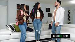 Perv Stepbro Influences Teen 18+ Stepsisters Violet Gems And Bianca Bangs