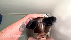 Young Brazilian Amateur with Tight Pussy Sits Hard on Big Cock in Couple Scene