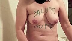 French Female Slave Masturbates Intensely In BDSM Self-Session!