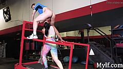 Specialized workout routine designed specifically for a mature woman at the gym