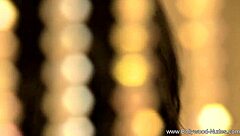 An Indian film actress strips and gets intimate alone