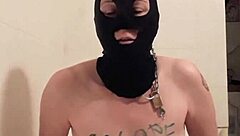 French Female Slave Masturbates Intensely In BDSM Self-Session!