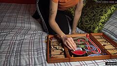 i played jumanji and got close with petite nerd in game