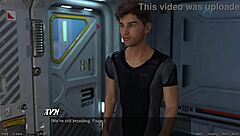 Milf Stretches Big Boobs in Stranded Space