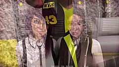 Character says, 'give me that monster cock handjob now'