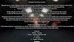 Short erotic story prototype for playful exploration